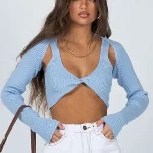 NWT Princess Polly Pastel Blue Bolero – New With Tags